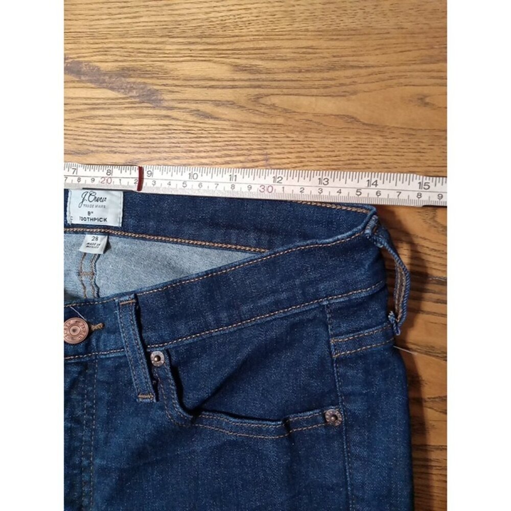 J.CREW Jeans Womens 28 BLUE Dark Preowned Summer Casual Work - Picture 6 of 10